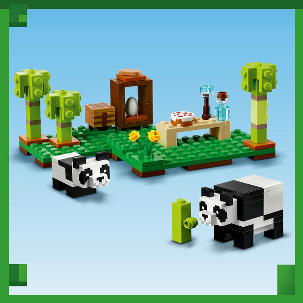 LEGO Minecraft Il rifugio del panda
