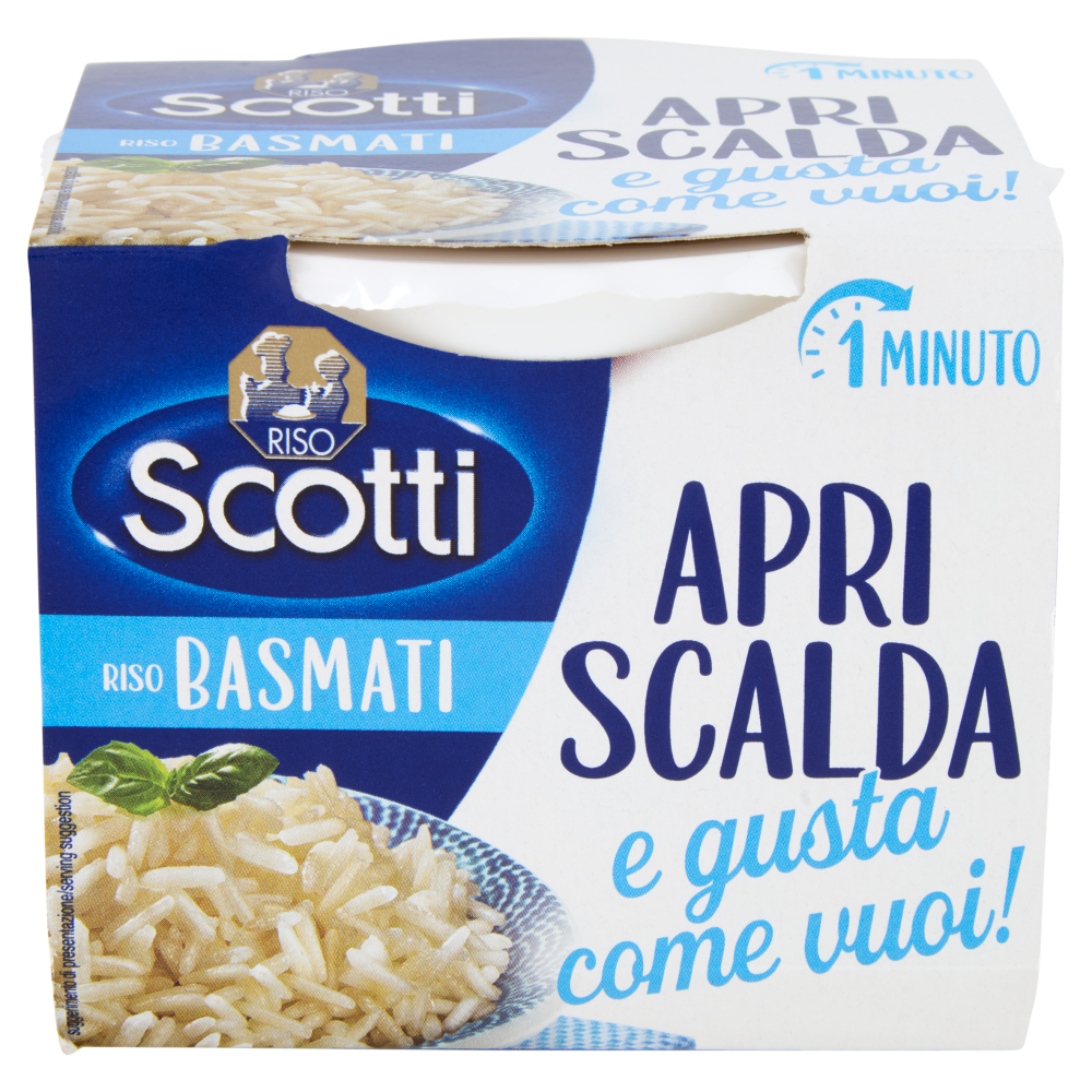 Riso Scotti Apri Scalda e gusta come vuoi! Riso Basmati 200 g