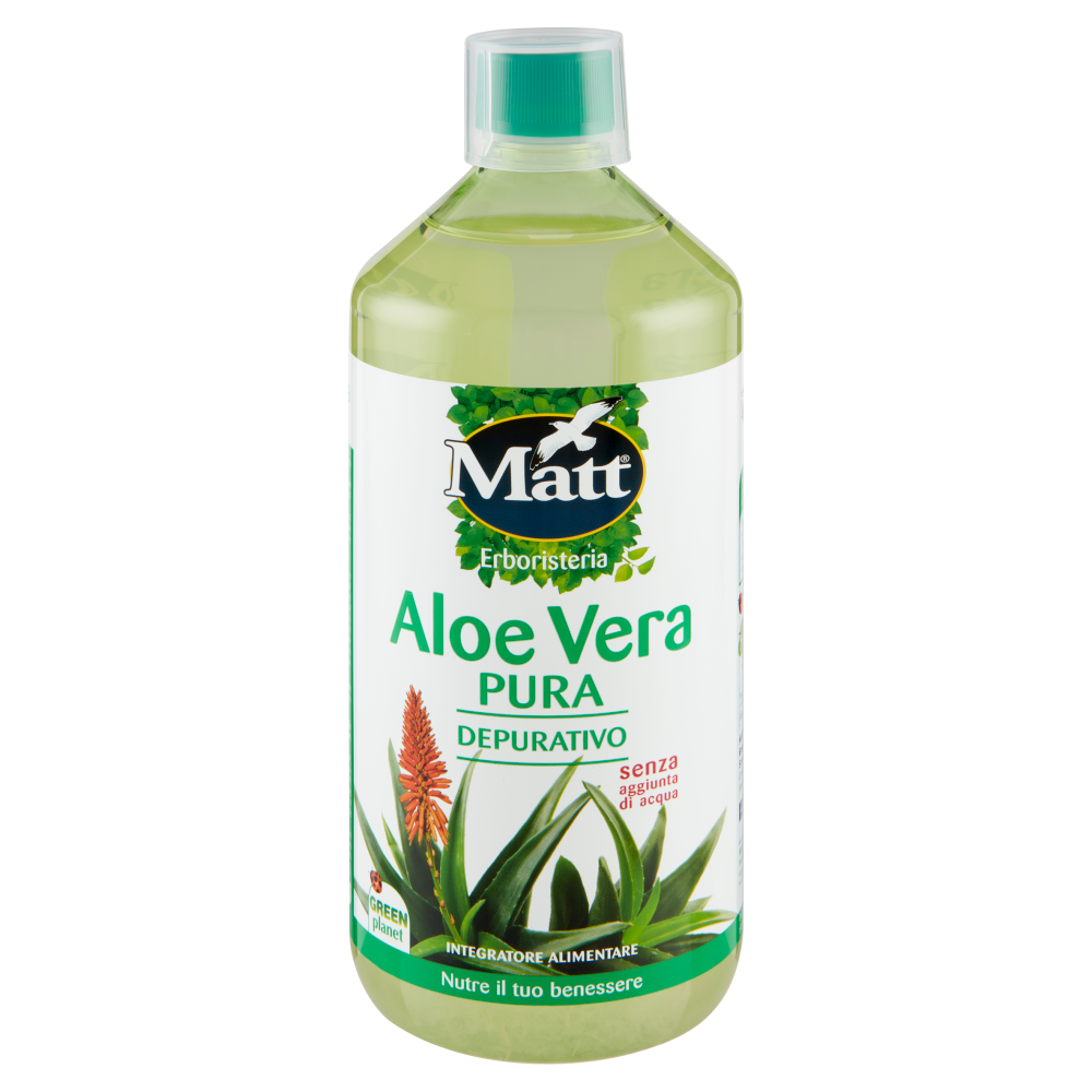 Matt Erboristeria Aloe Vera Pura Depurativo 1000 ml