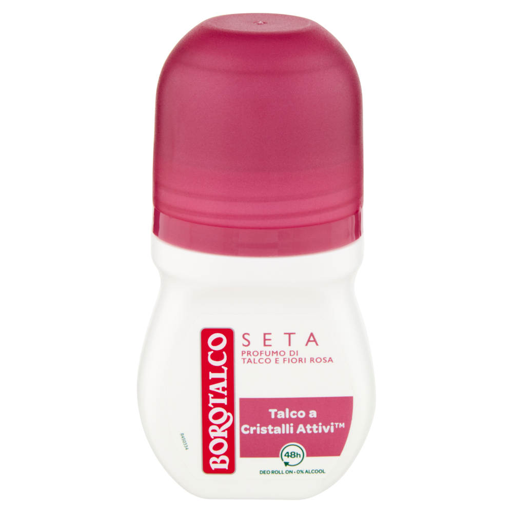 Borotalco Seta Profumo di Talco e Fiori Rosa Deo Roll On 50 ml