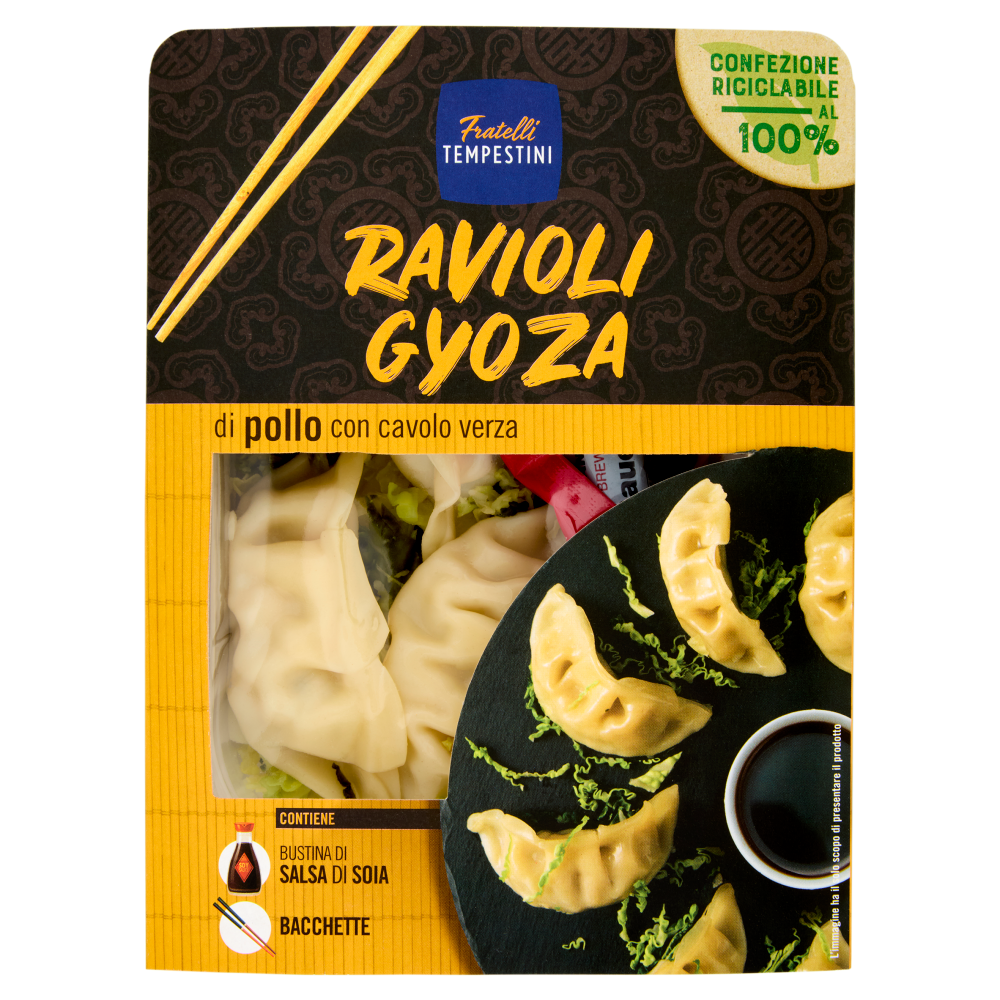 Fratelli Tempestini Ravioli Gyoza di pollo con cavolo verza 180 g