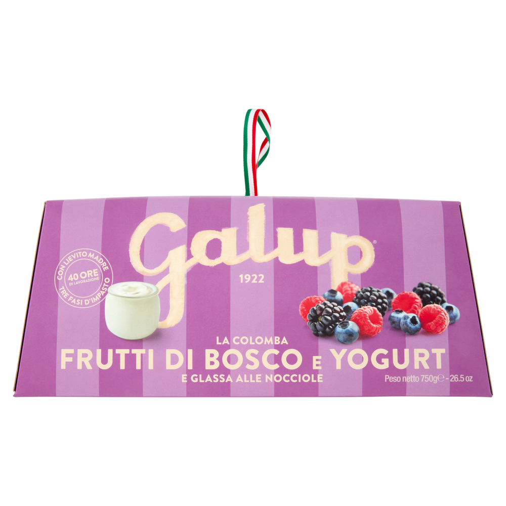 Galup la Colomba Frutti di Bosco e Yogurt e Glassa alle Nocciole 750 g