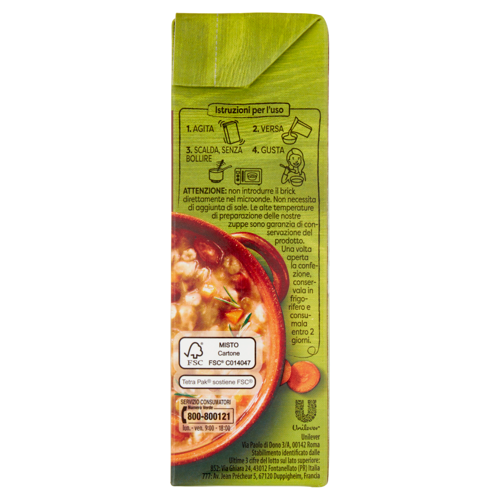 Knorr Zuppa Tradizionale con Orzo, Farro e Legumi 500 ml