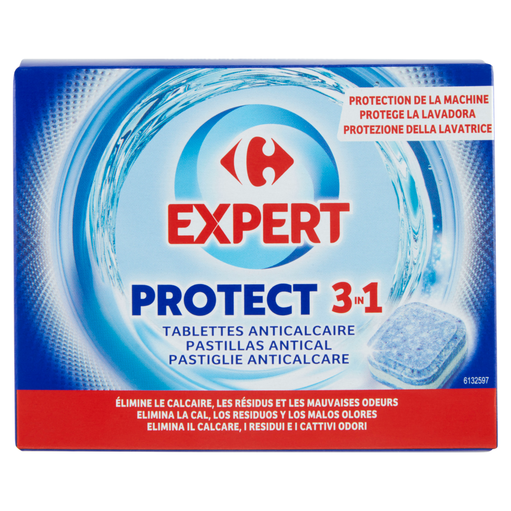 Carrefour Expert Protect 3 in 1 Pastiglie Anticalcare 15 x 12 g