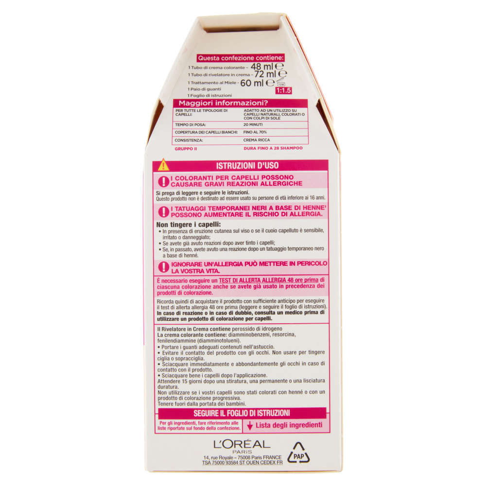 L'Oréal Paris Tinta Capelli Casting Creme Gloss, Senza Ammoniaca, 210 Nero Blu