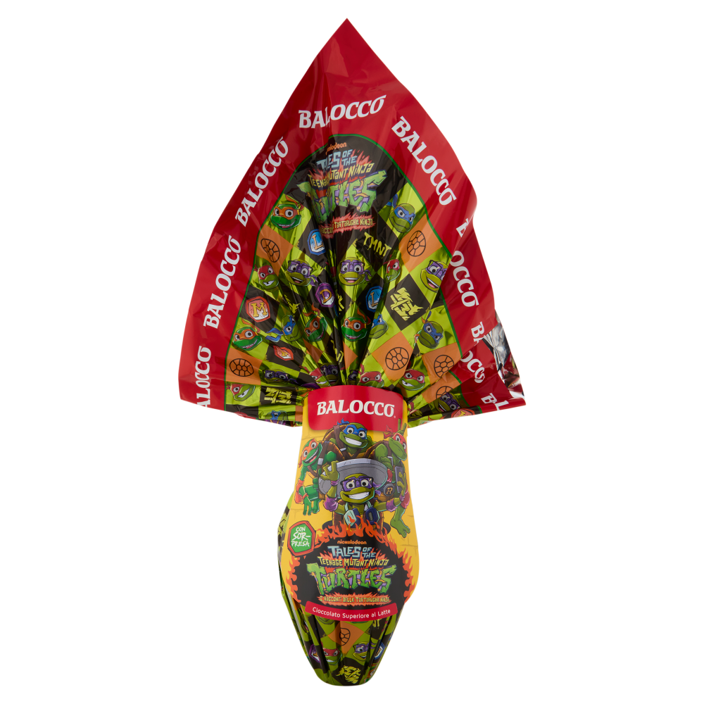 Balocco Uovo Cioccolato Superiore al Latte Teenage Mutant Ninja Turtles 240 g