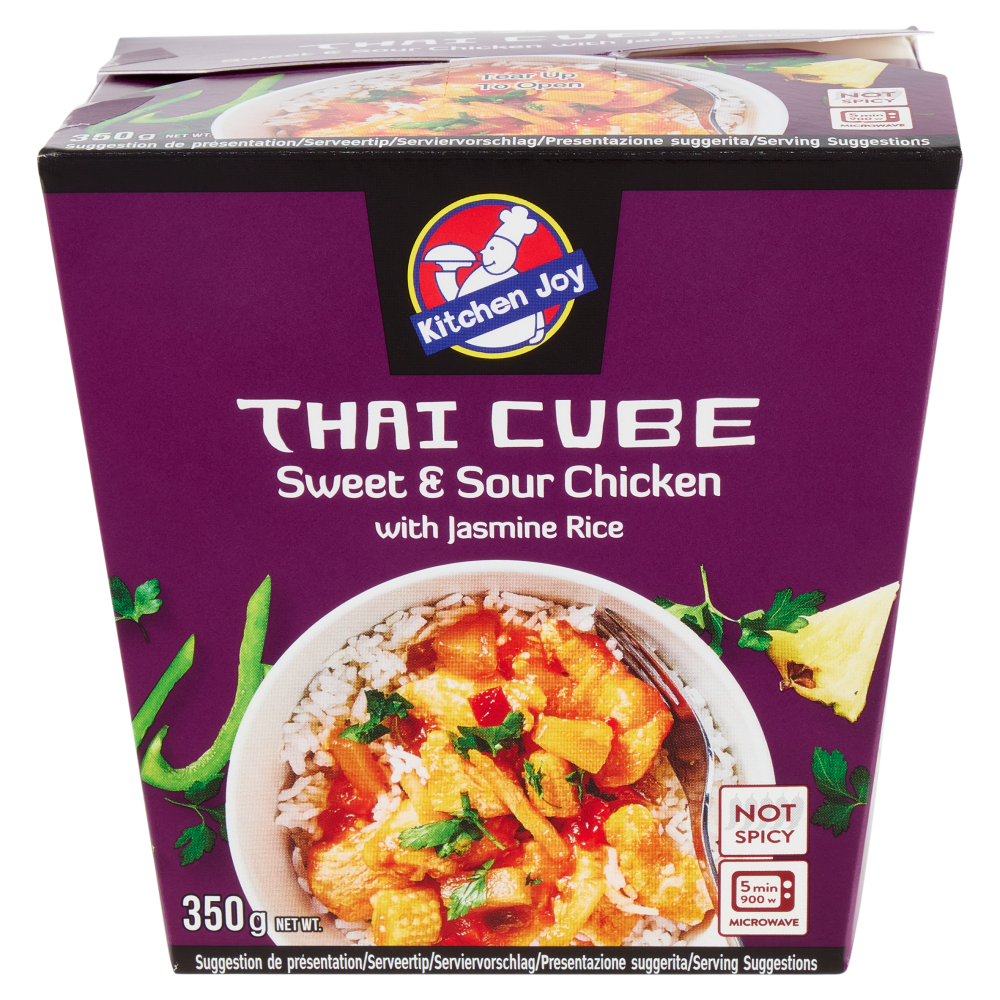 Kitchen Joy Thai Cube Sweet & Sour Chicken with Jasmine Rice 350 g