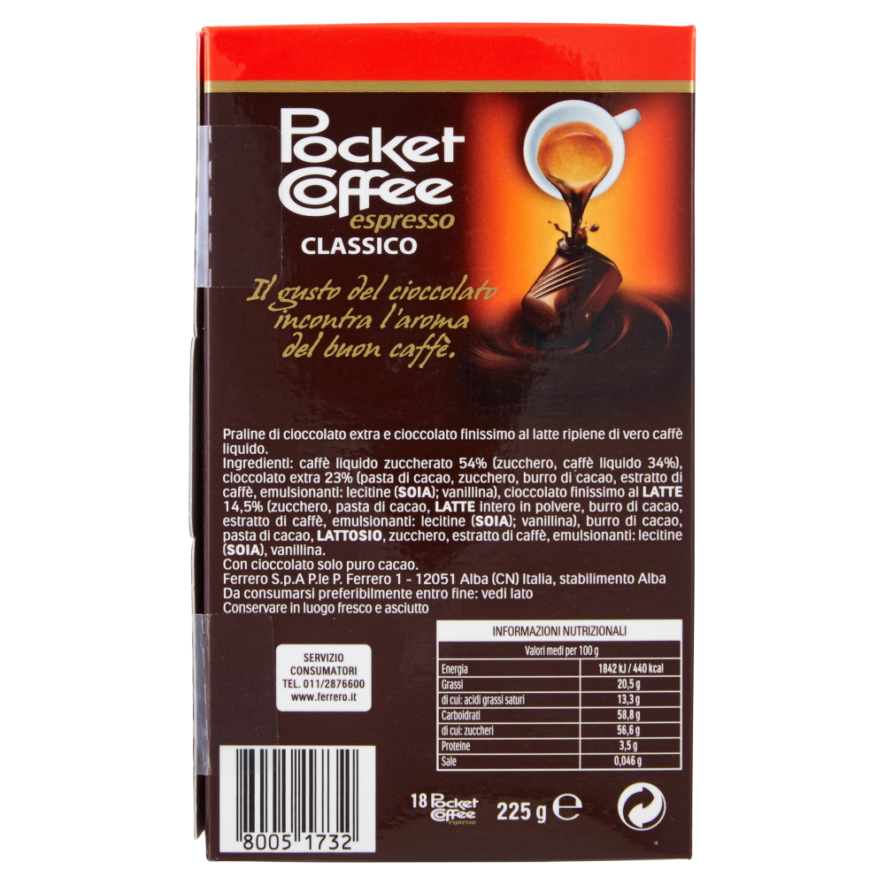 Ferrero Pocket Coffee Expresso 225g für 18 Stück