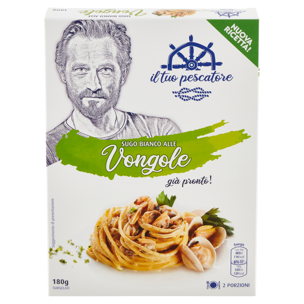 il tuo pescatore Sugo Bianco alle Vongole 180 g