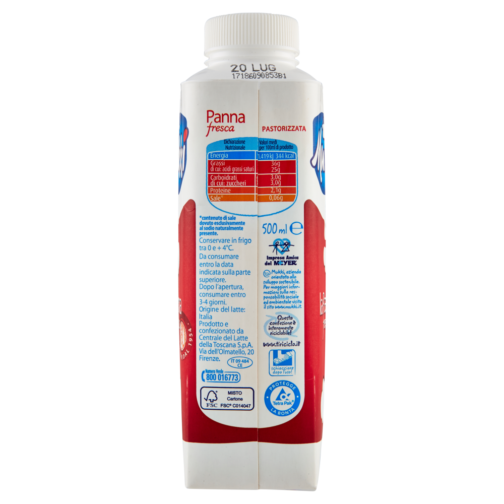 Mukki la Panna fresca 500 ml