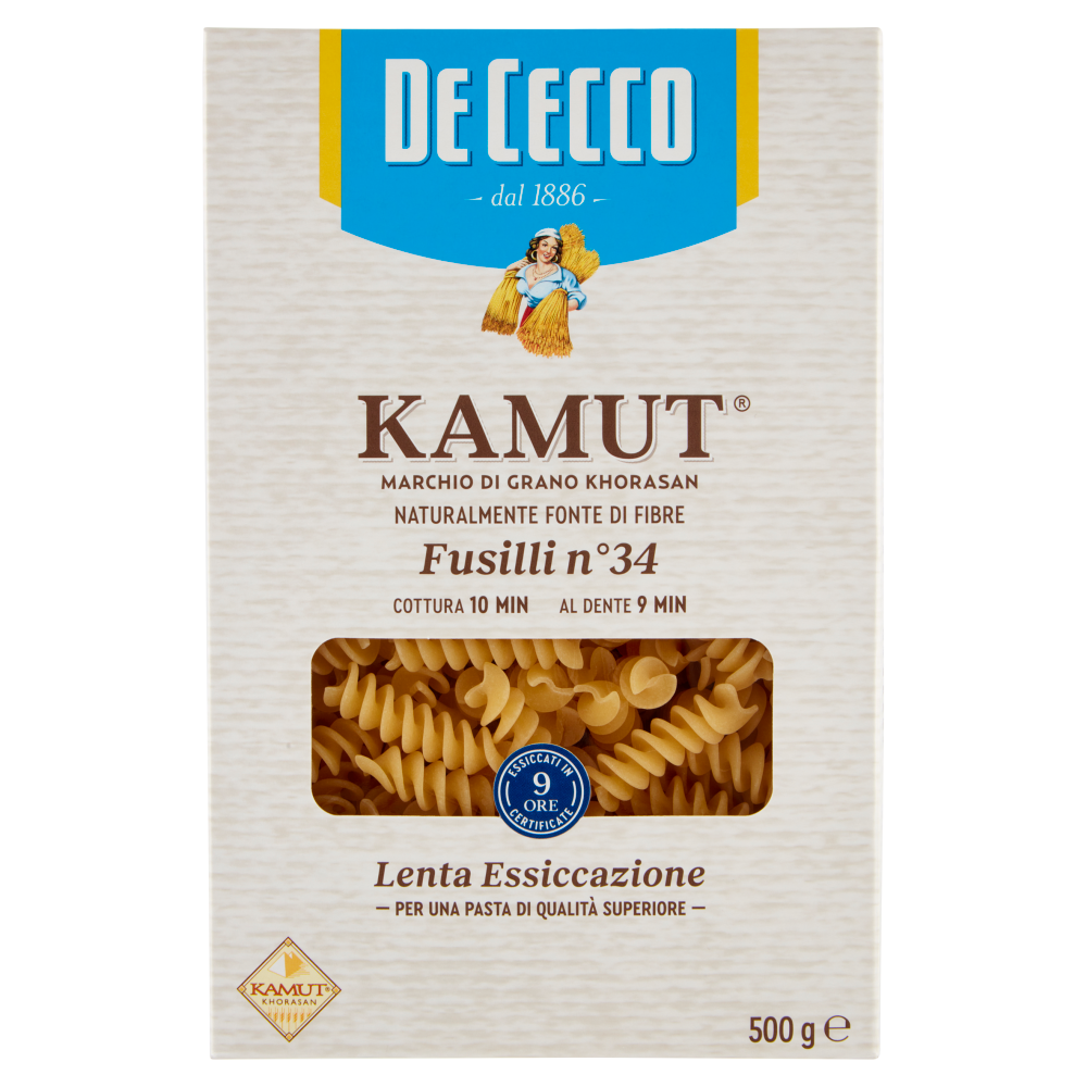De Cecco Kamut Fusilli n&deg;34 500 g