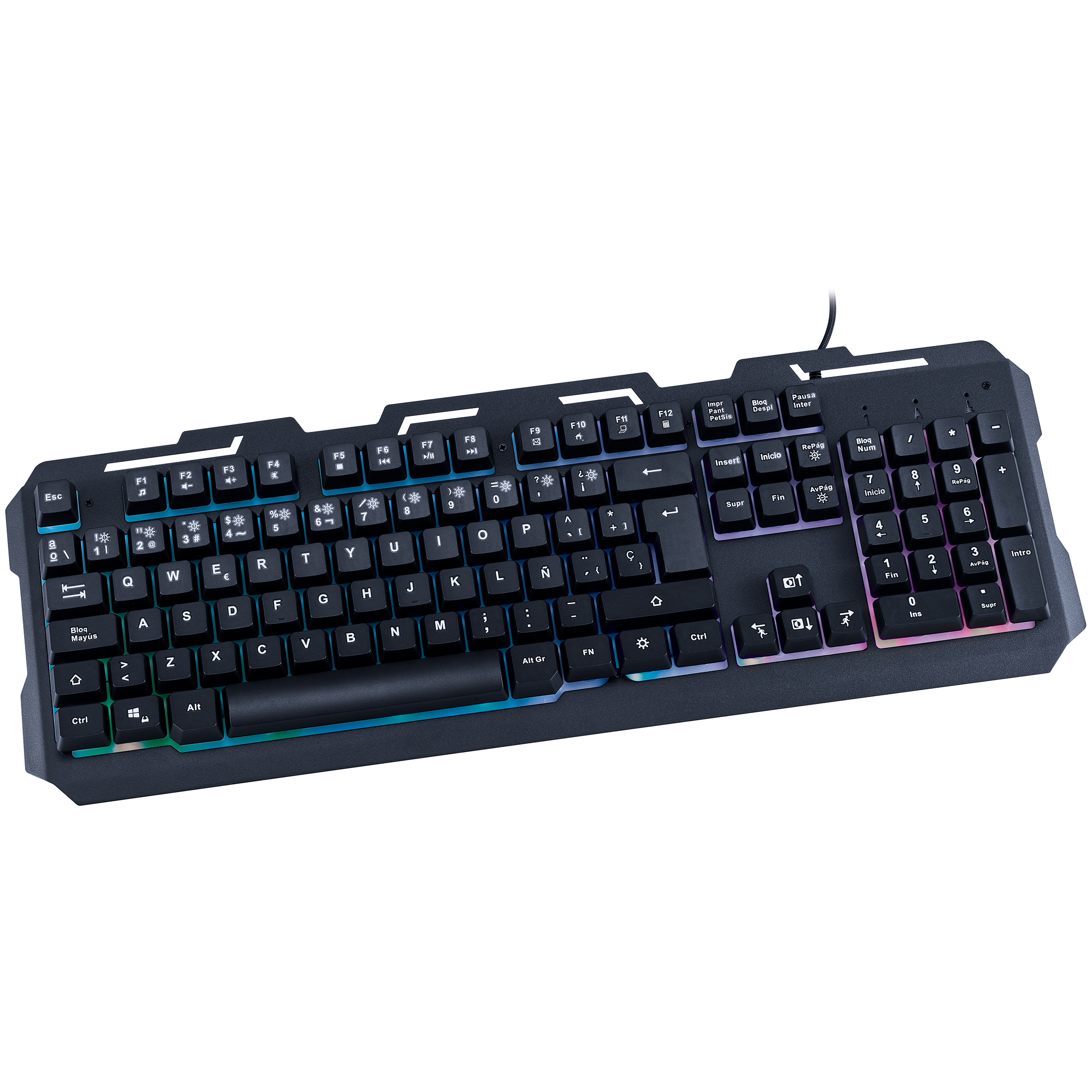 POSS PSGK808BK tastiera Universale USB QWERTY Italiano Nero