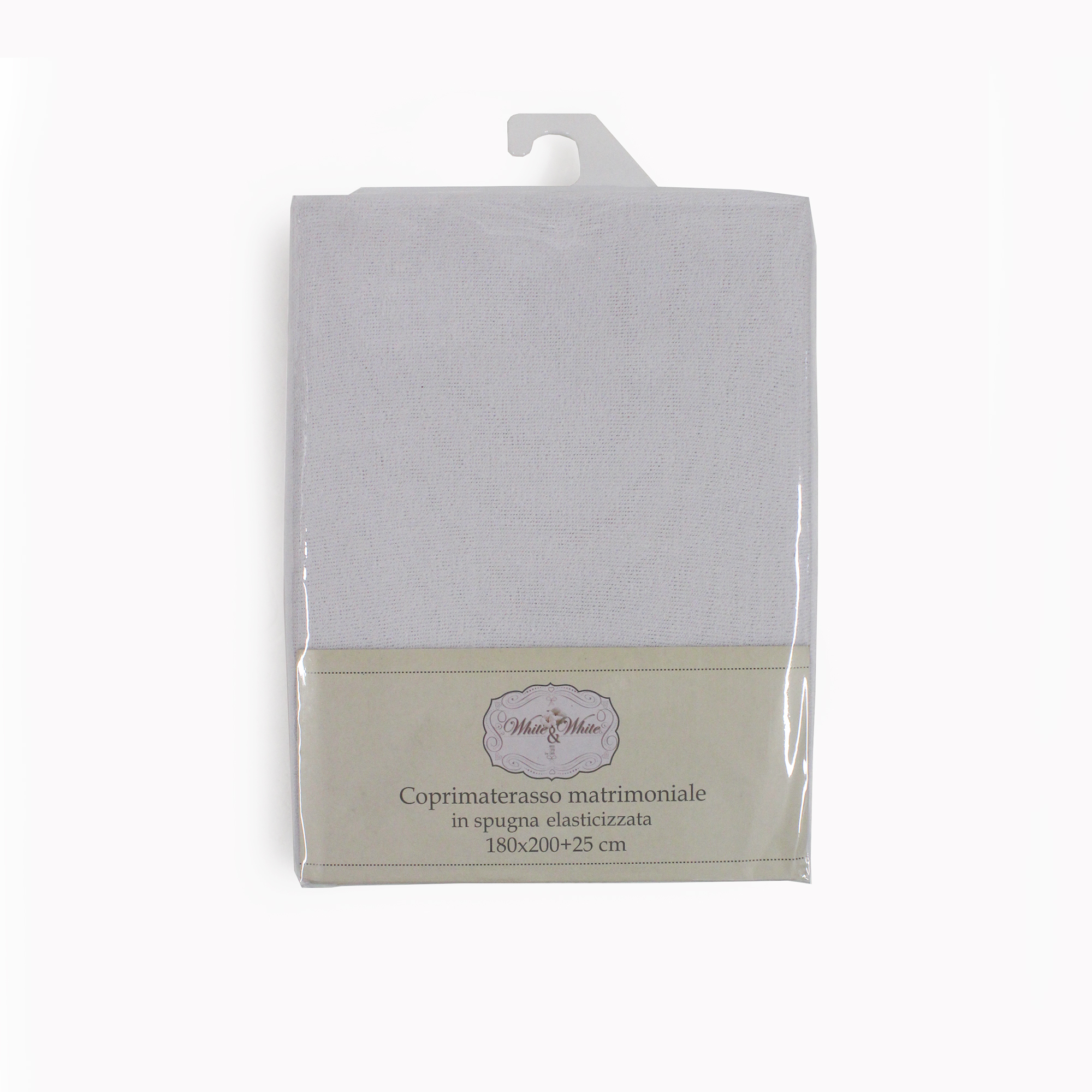 Carrefour Coprimaterasso matrimoniale, 50% cotone 50% poliestere