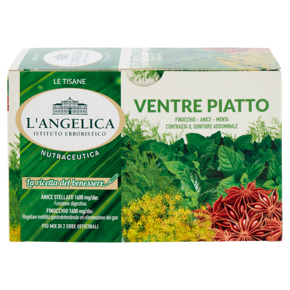 L'Angelica Le Tisane Nutraceutica Ventre Piatto 20 Filtri 40 g