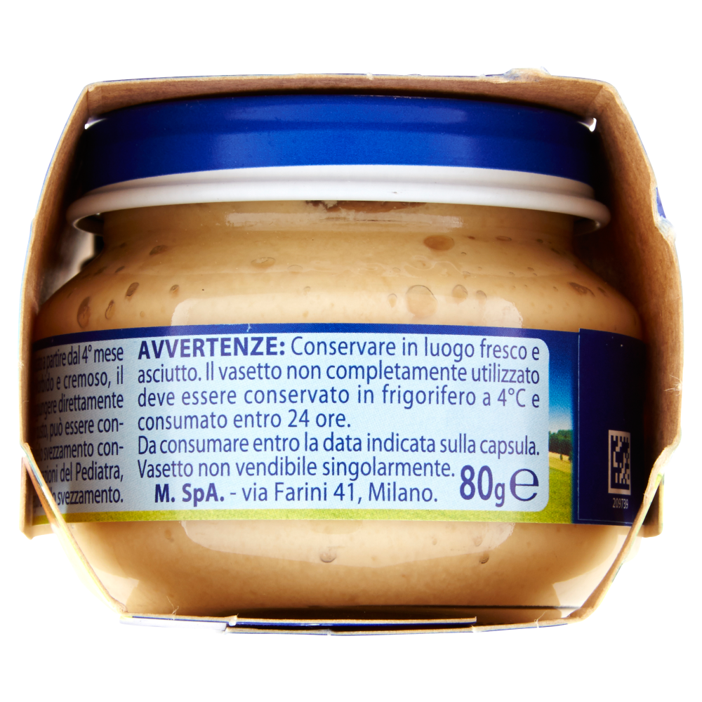 Mellin Formaggino con Prosciutto* Omogeneizzato 2 x 80 g