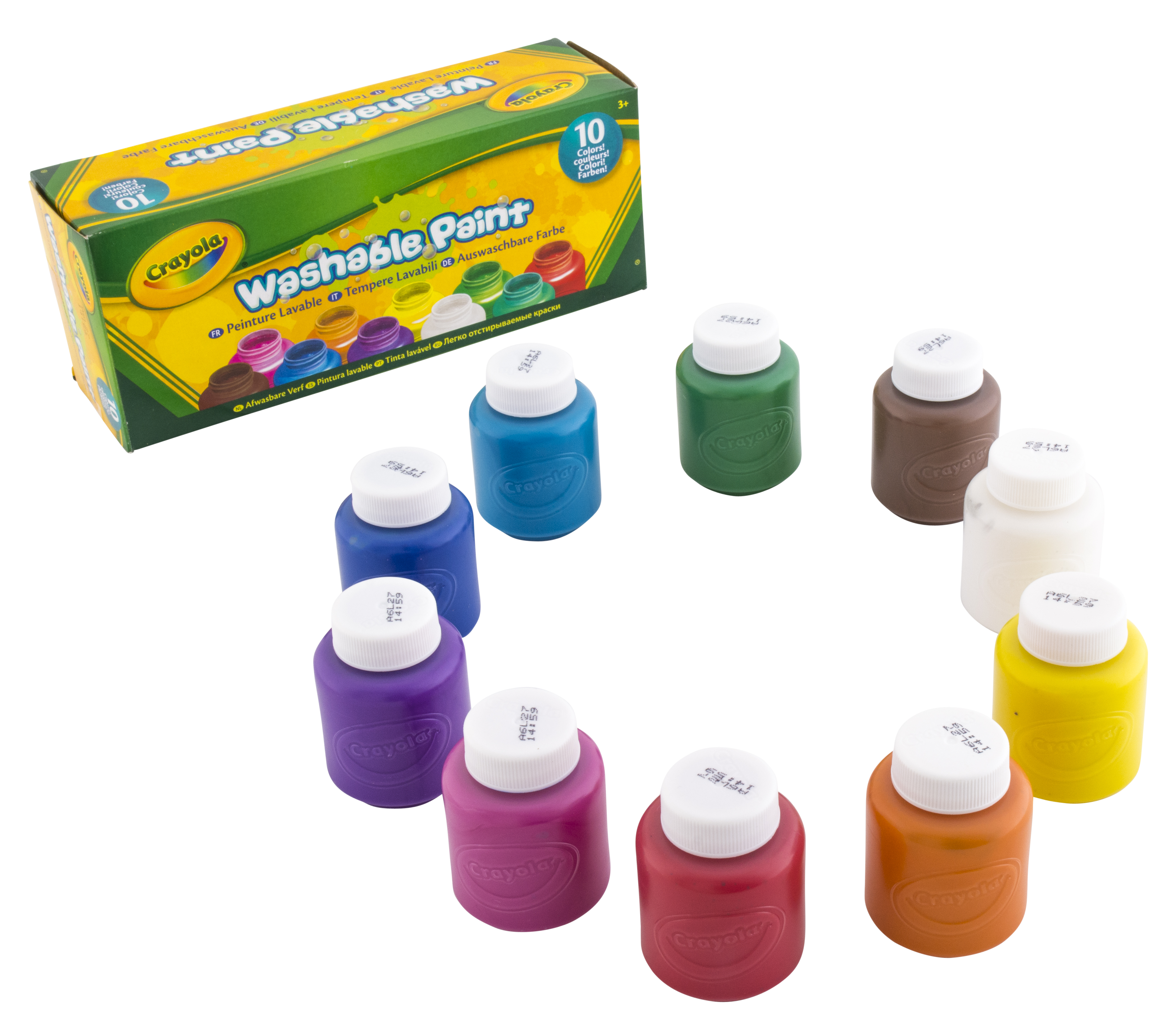 Crayola 54-1207G pittura ad acqua Multi 60 ml Vasetto 10 pz