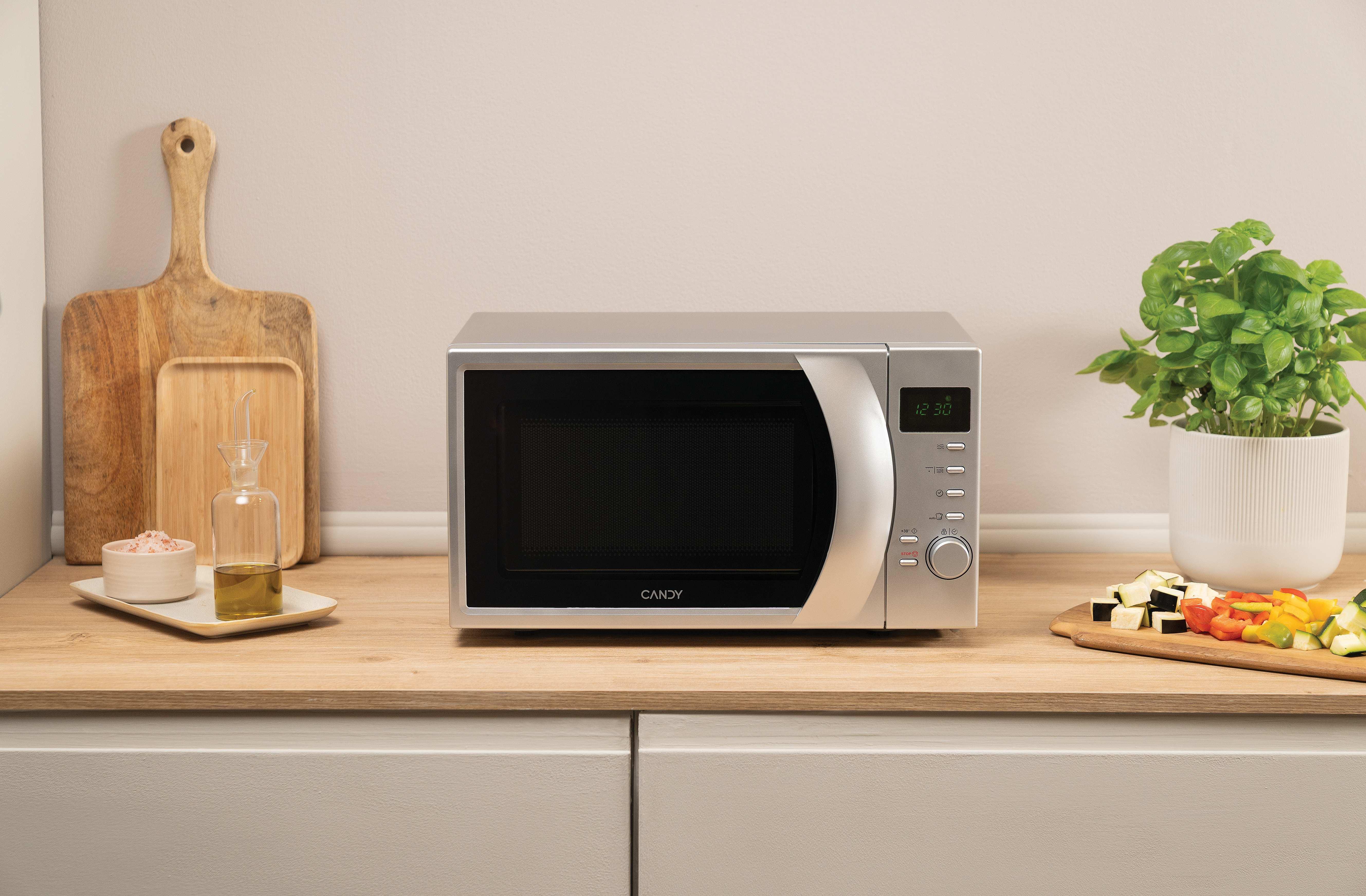 Candy Smart CMG2071DS Argento Microonde con grill Superficie piana 20 L 700 W