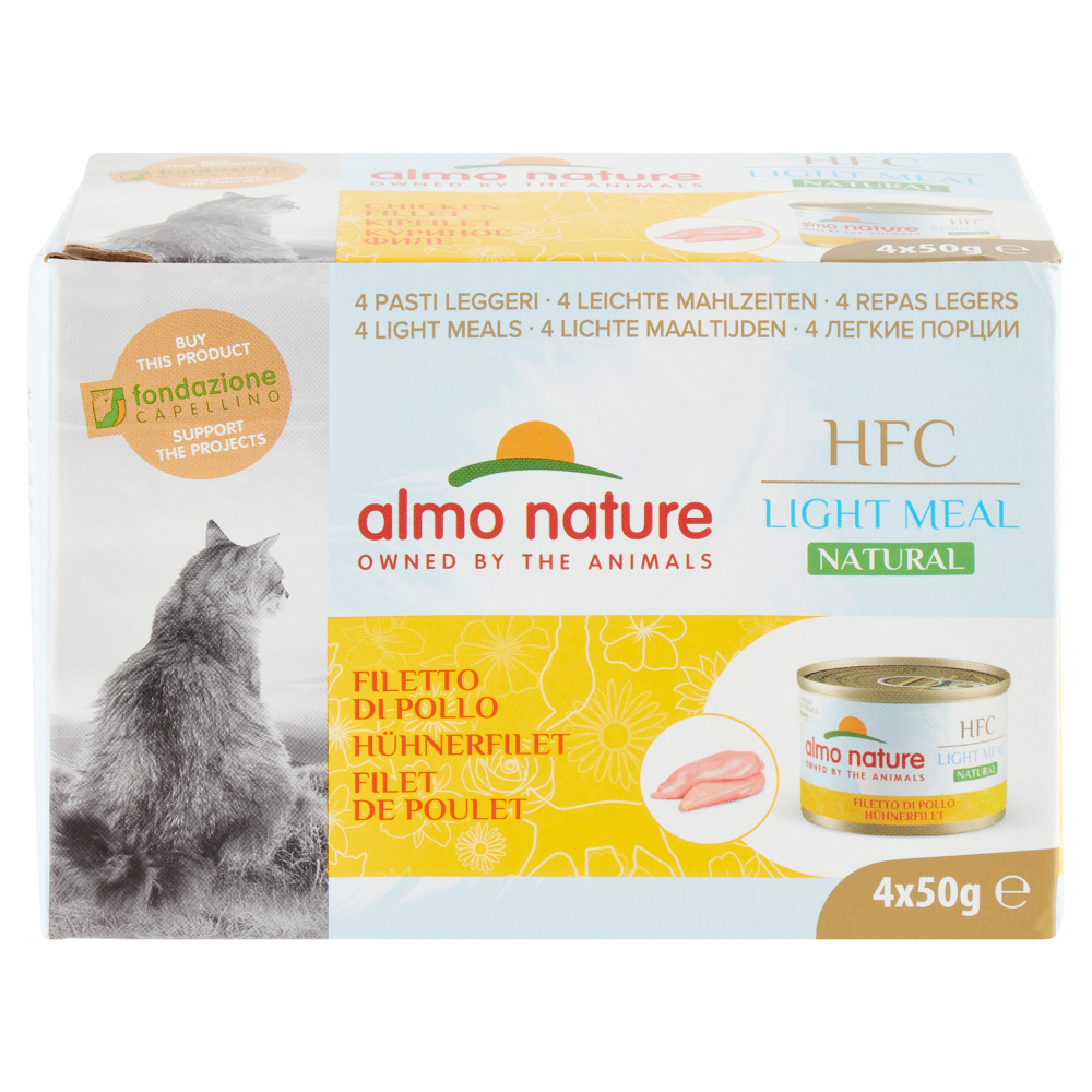almo nature HFC Light Meal Natural Filetto di Pollo 4 x 50 g