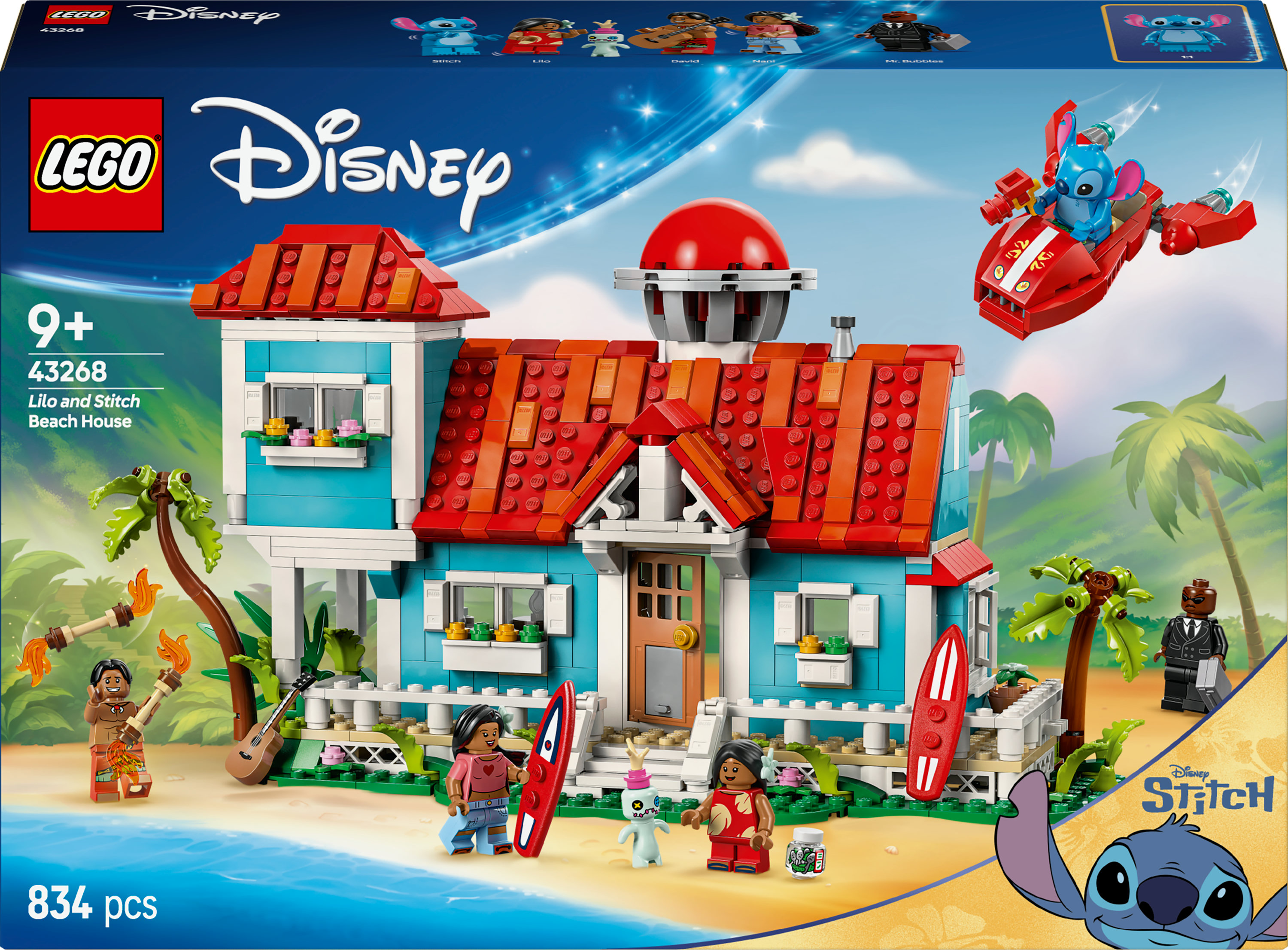 LEGO Disney Casa sulla spiaggia di Lilo e Stitch