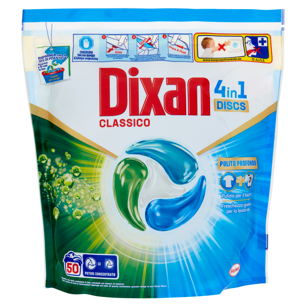 DIXAN Discs Classico 50pz (825g)
