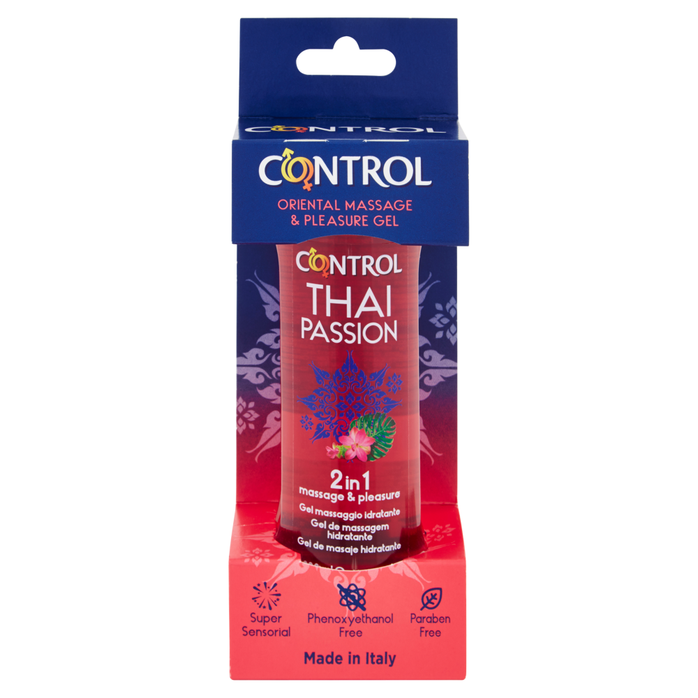 Control Thai Passion 2 in 1 massage & pleasure Gel massaggio idratante 200 ml