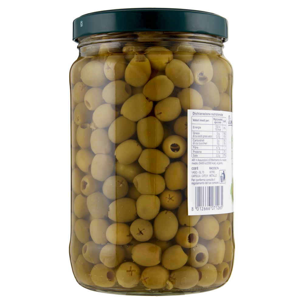 Simpl Olive Verdi Denocciolate in salamoia 1600 g