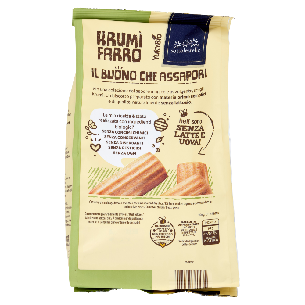 YukyBio VeganD&igrave; Krum&igrave; Farro 250 g