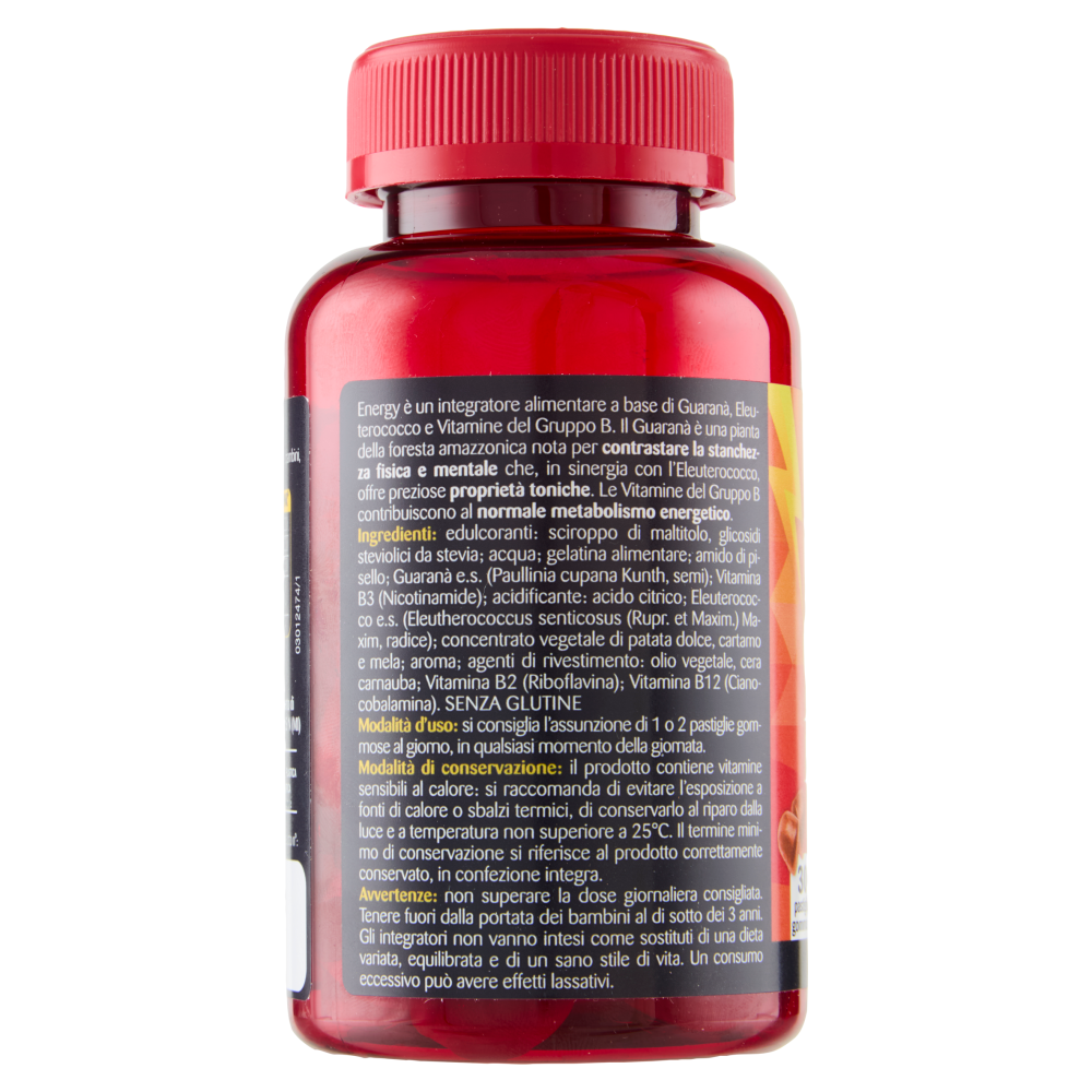 Matt Benessere energy Gummies 30 pastiglie gommose 90 g