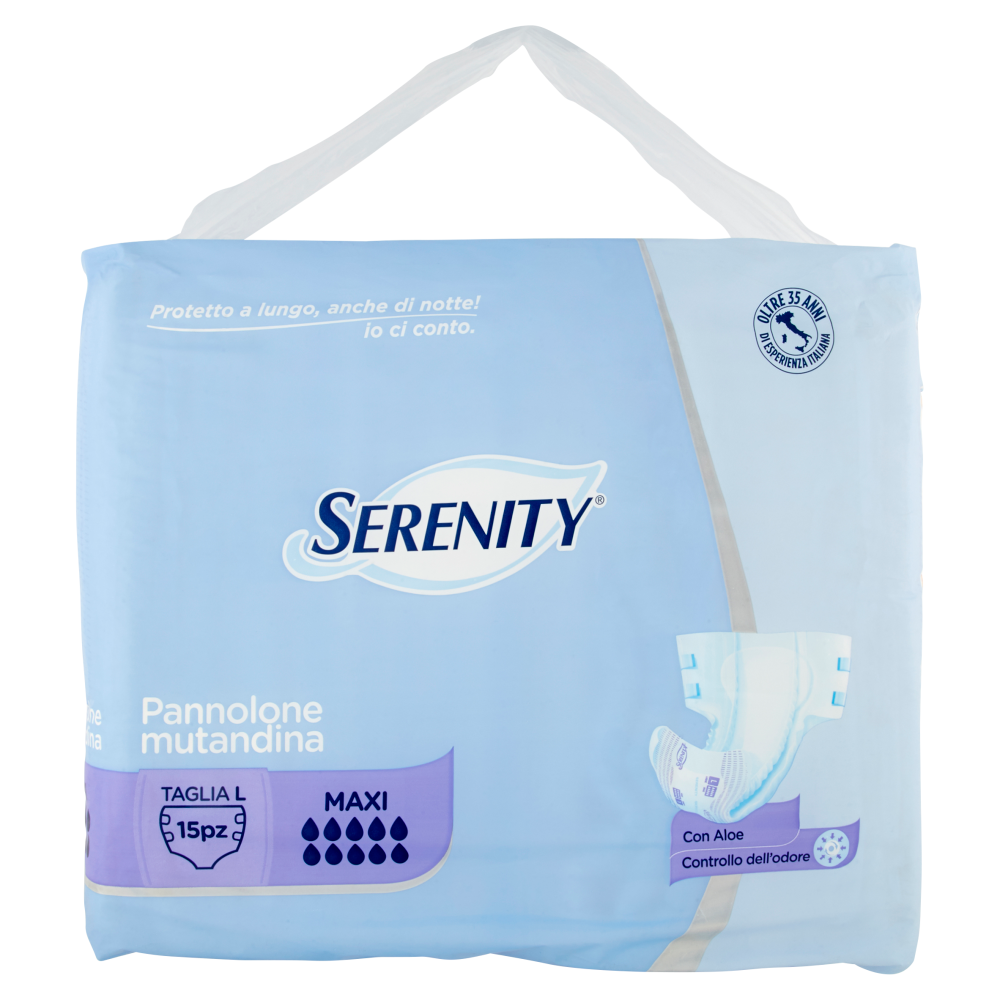 Serenity Pannolone mutandina Maxi Taglia L 15 pz