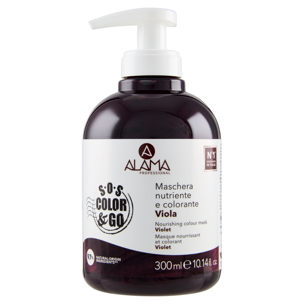 Alama Professional S.O.S. Color & Go Maschera nutriente e colorante Viola 300 ml 
