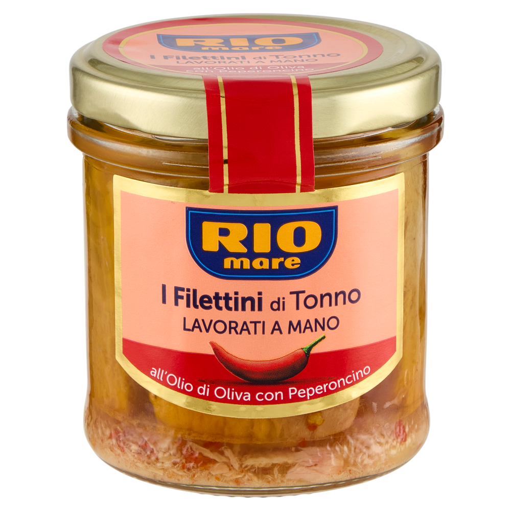 Rio mare i Filettini di Tonno all'Olio di Oliva con Peperoncino 130 g