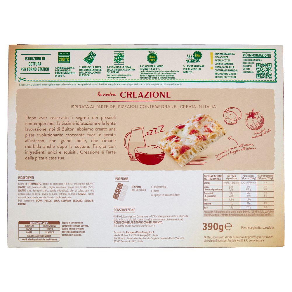 Buitoni Creazione Margherita 390 g