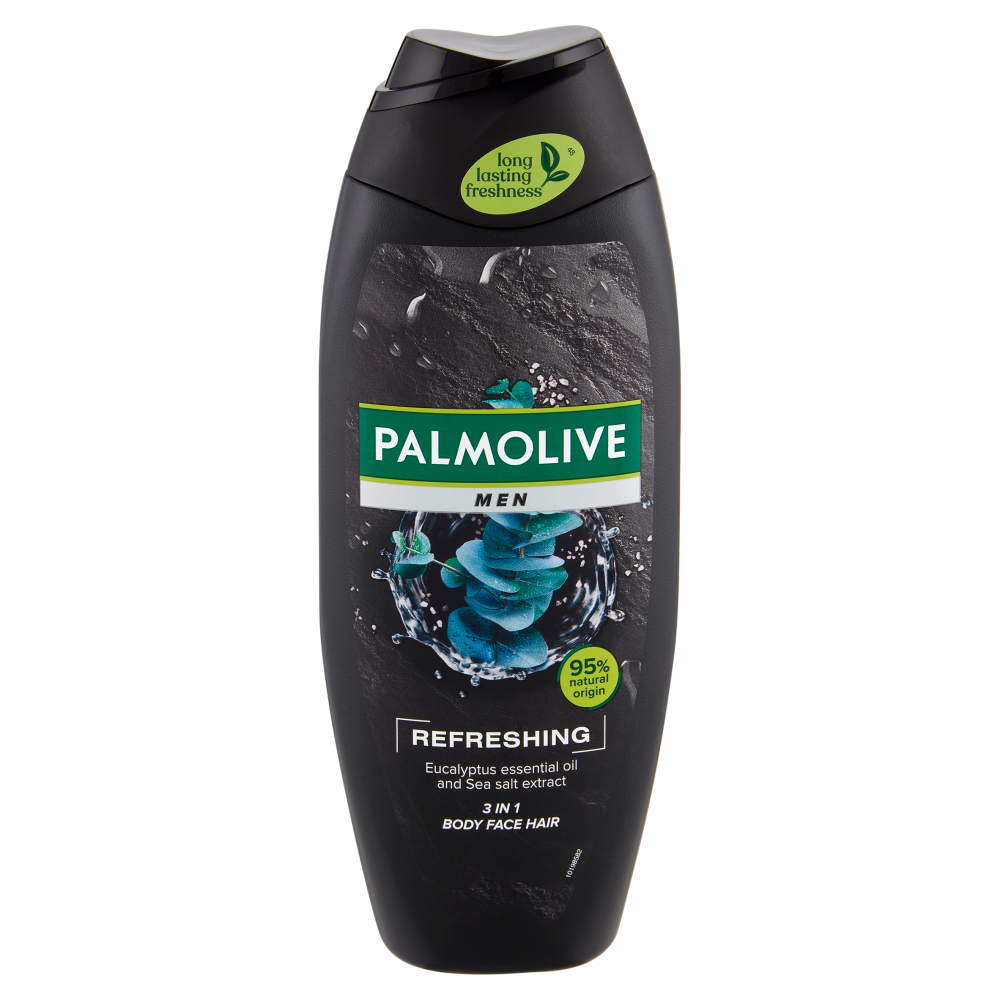 Palmolive bagnoschiuma Men Refreshing 3 in 1 con oli essenziali 500 ml