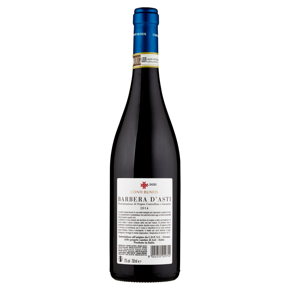 Conti Buneis Barbera d'Asti D.O.C.G. 750 ml