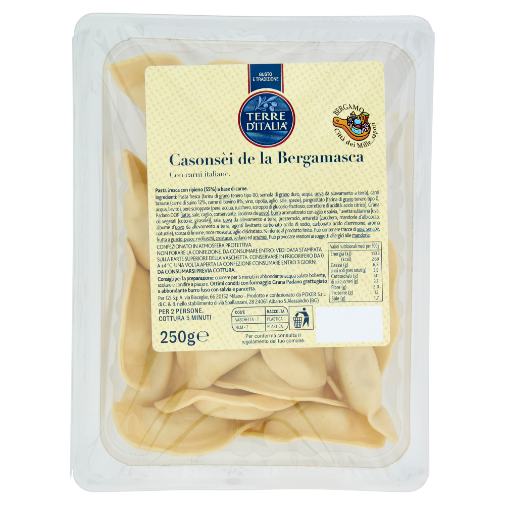 Terre D'Italia Casonsèi de la Bergamasca 250 g