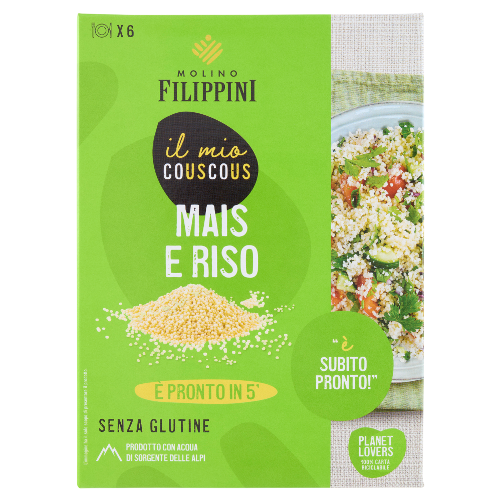 Molino Filippini il mio Couscous Mais e Riso 375 g
