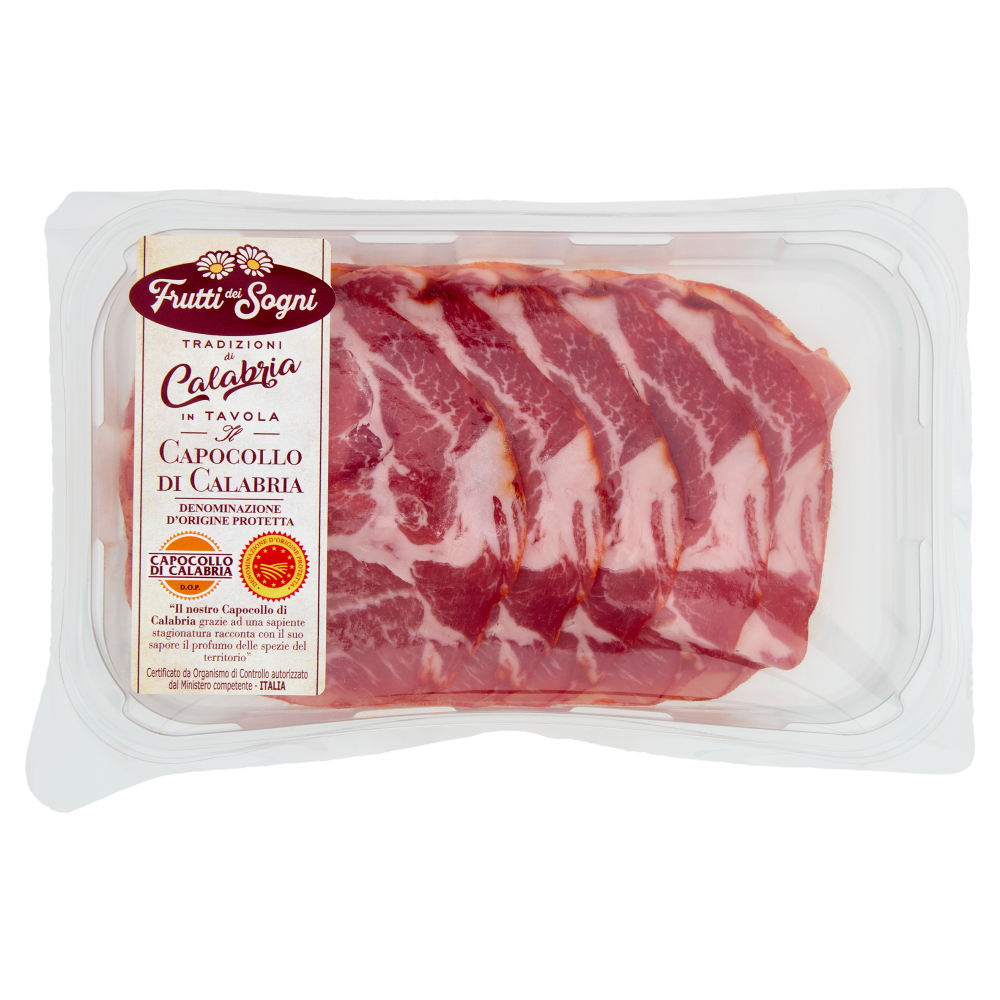 Frutti dei Sogni Tradizioni di Calabria in Tavola il Capocollo di Calabria DOP 70 g