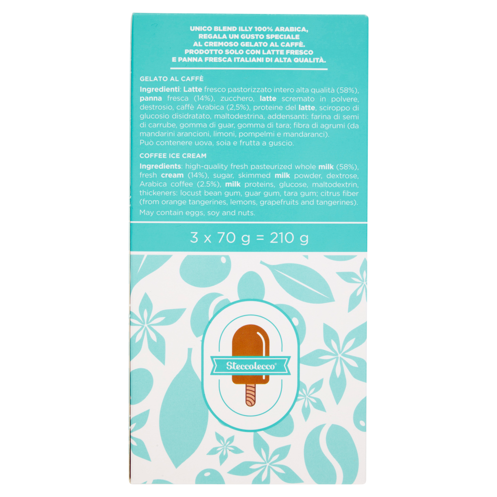 Steccolecco Caff&egrave; illy blend 100% Arabica 3 x 70 g