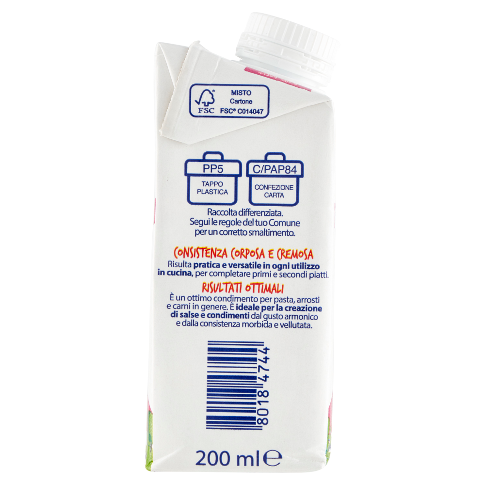 Tapporosso la Panna della Centrale da Cucina a Lunga Conservazione 200 ml