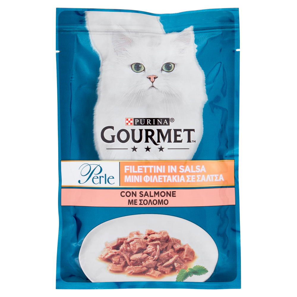 PURINA GOURMET Perle Filettini in Salsa con Salmone 85 g