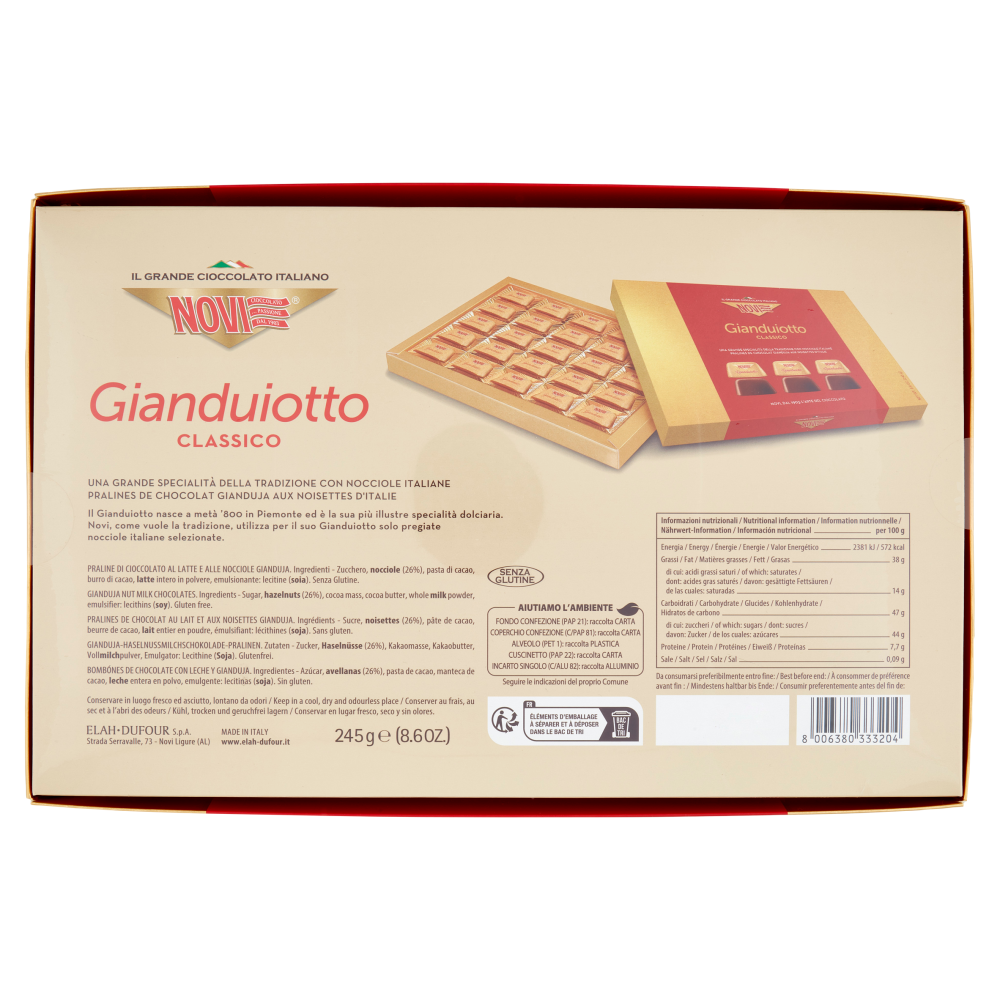 Novi Gianduiotto Classico 245 g