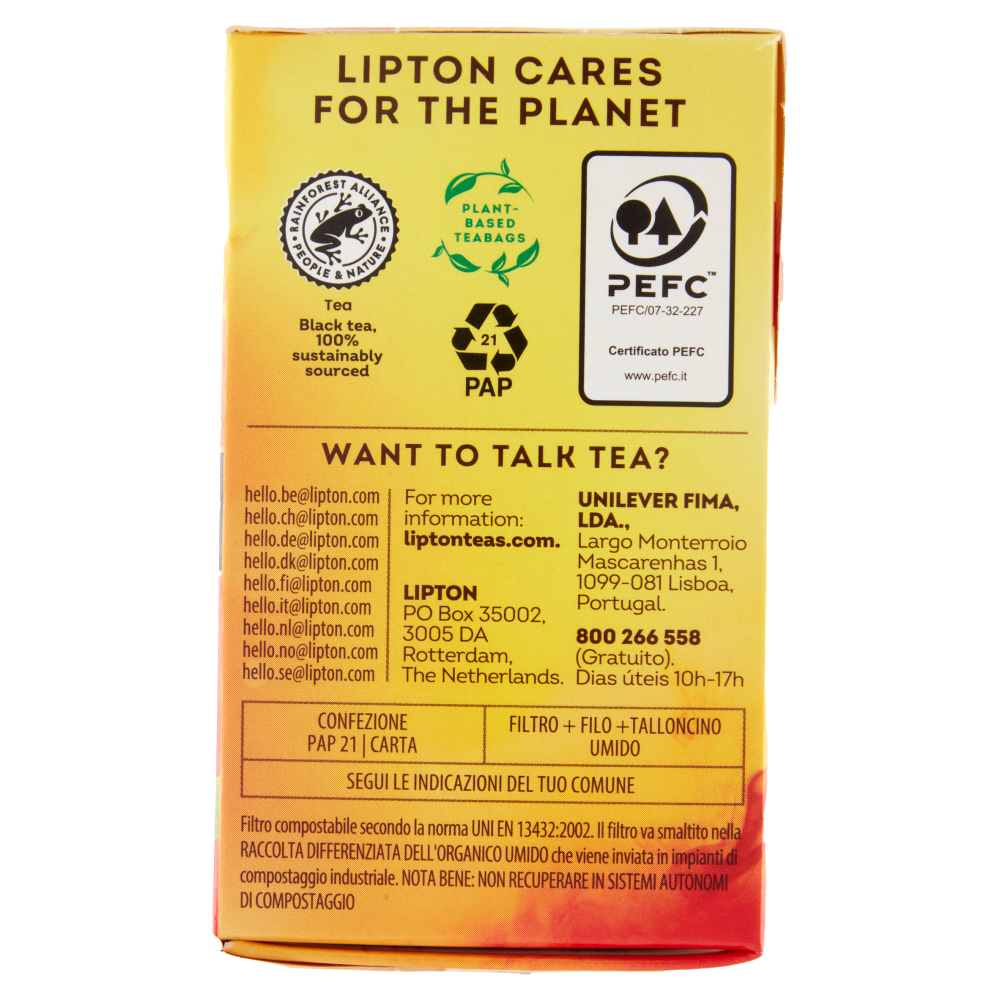 Lipton English Breakfast 20 Pyramid Teabags 46 g