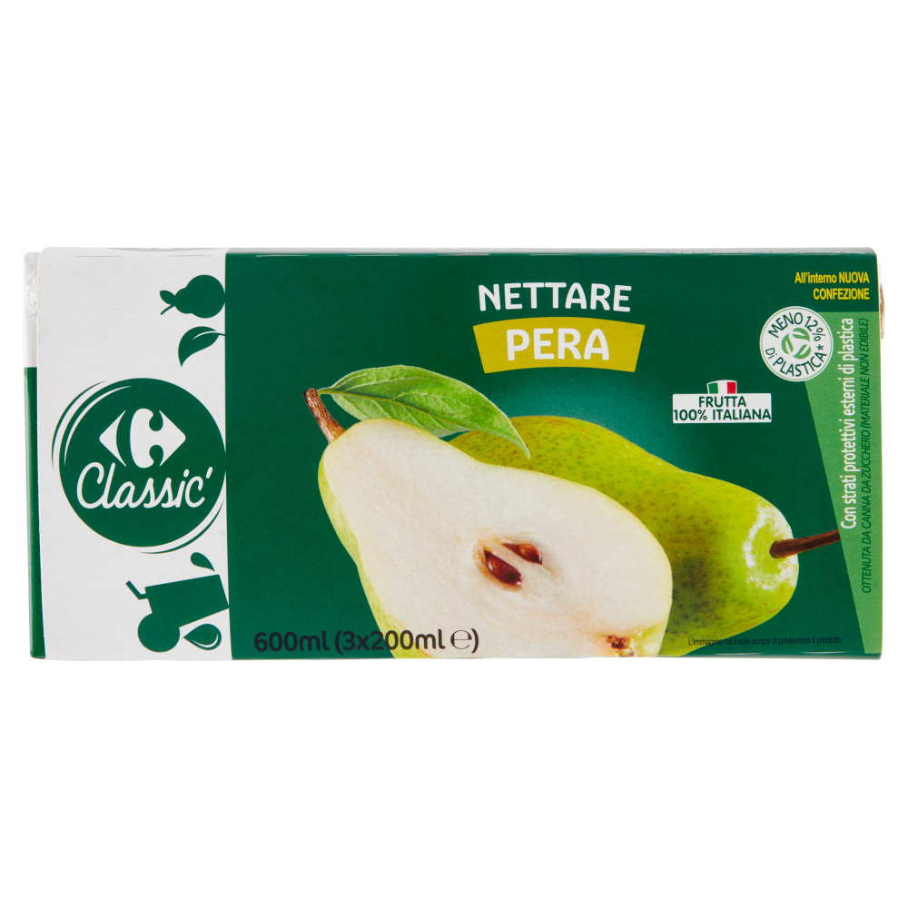 Carrefour Classic Nettare Pera 3 x 200 ml