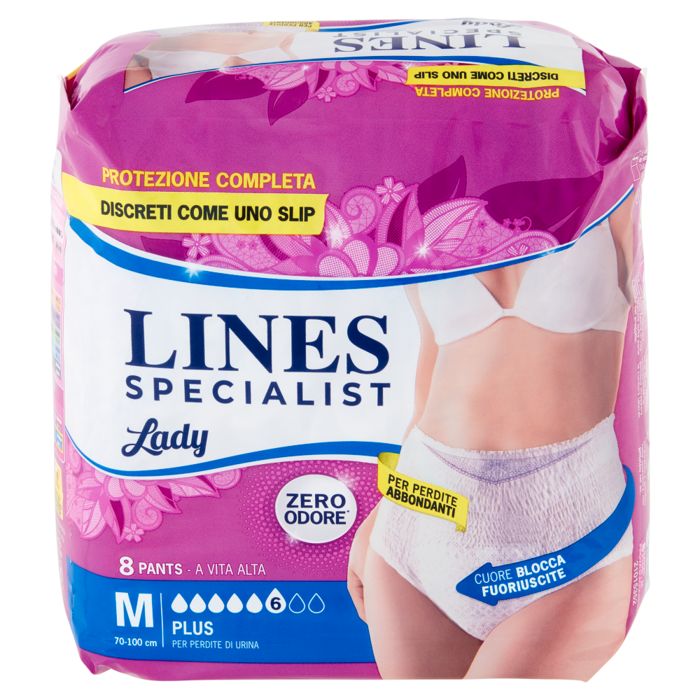 Lines Specialist Lady Pants Plus Tg.M 8 pz
