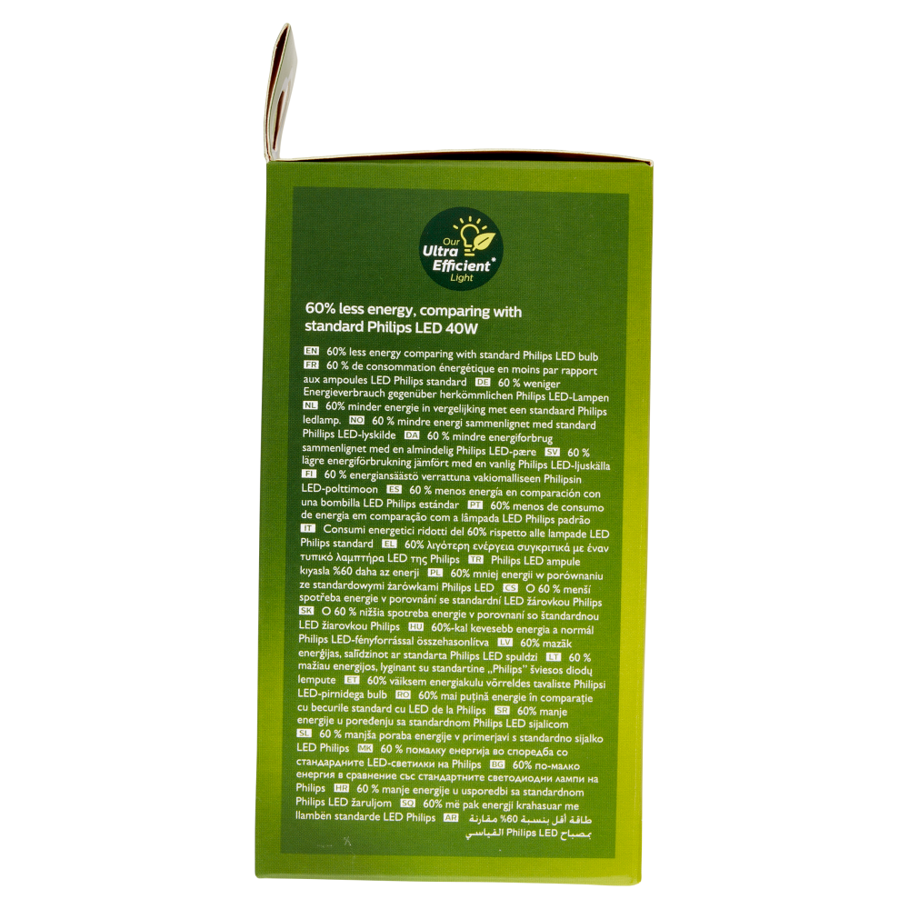 Philips Led Goccia Vetro Filamento 40W E27 4000K 