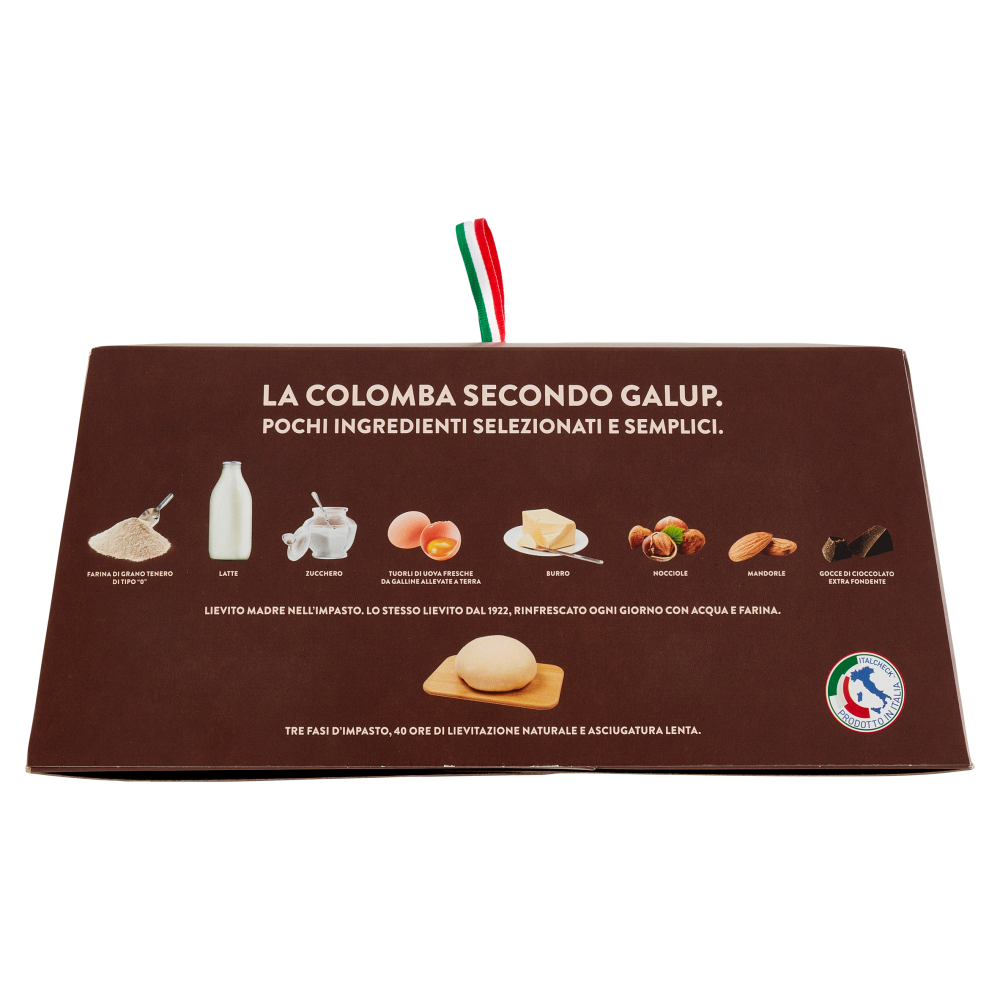 Galup la Colomba Gocce di Cioccolato con Glassa alle Nocciole 750 g