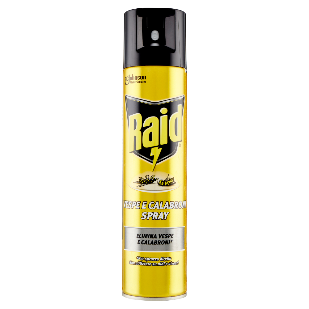 Raid Vespe e calabroni, spray aerosol, 1 bombola da 400 ml