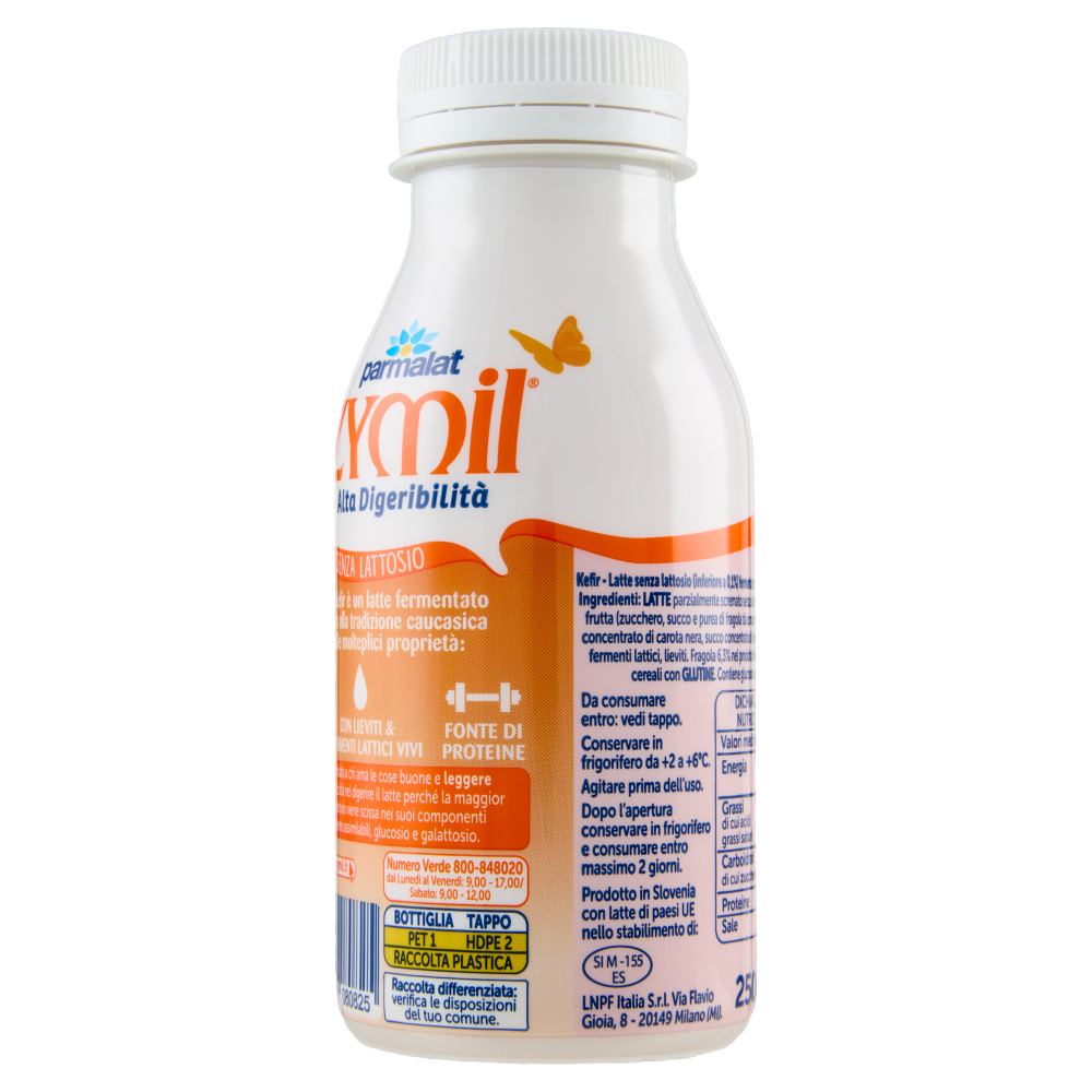 ZYMIL Alta Digeribilità Senza Lattosio Kefir Fragola 250 g