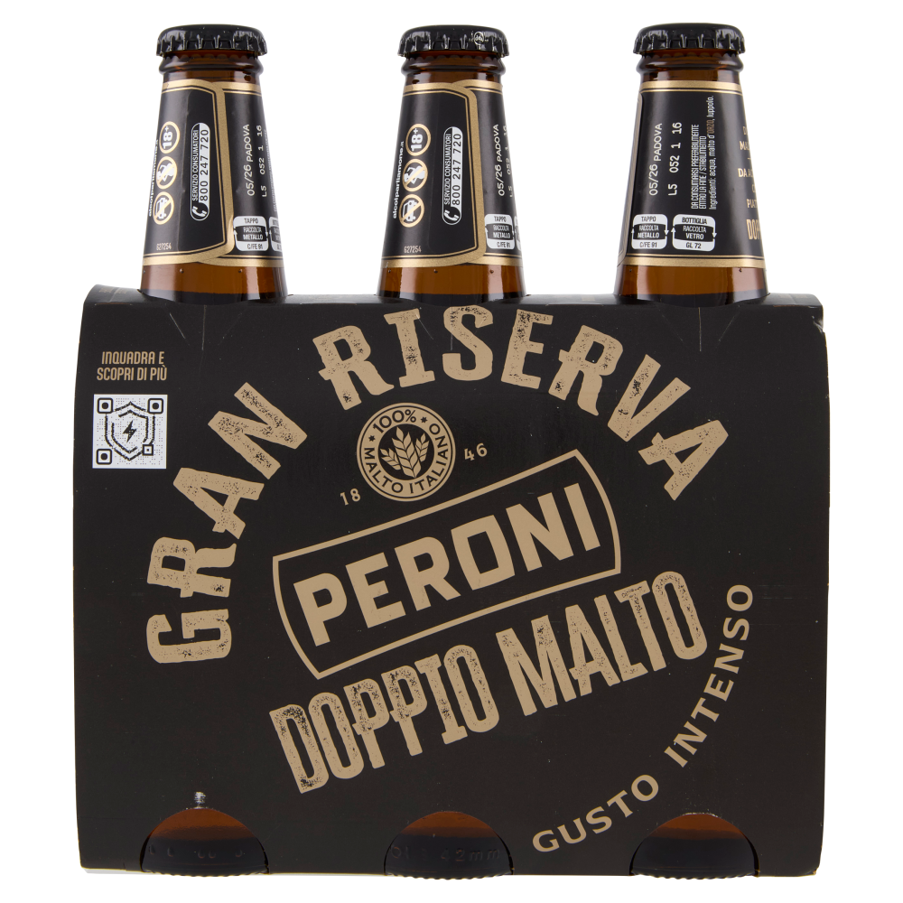 Peroni Gran Riserva Doppio Malto Birra 3 x 33 cl