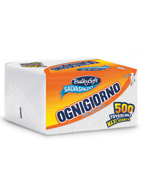 Tovaglioli Ognigiorno 1 velo 500 pz compatto 30x30